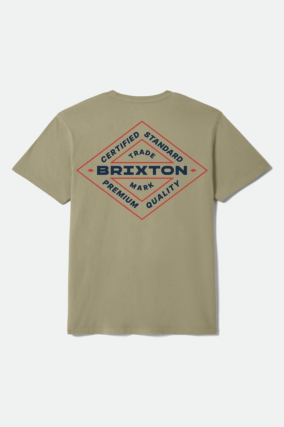 Brixton Lowry Standard Tee - Olive Surplus Worn Wash
