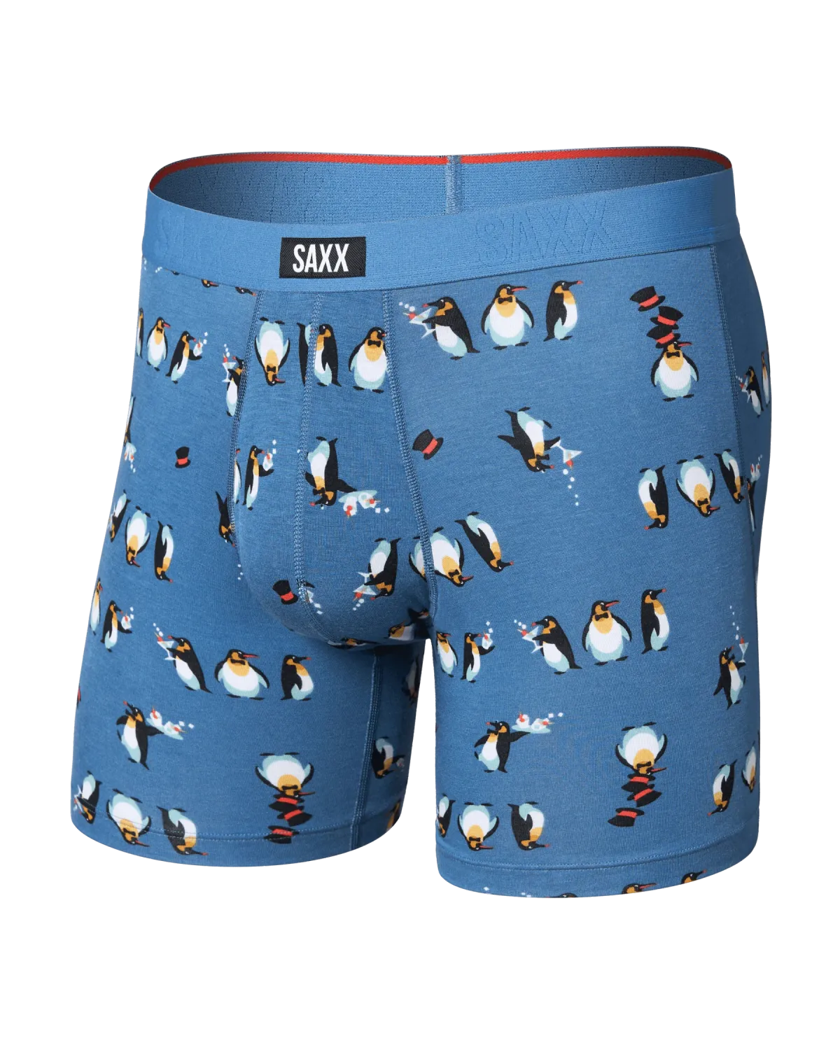 Saxx Vibe Xtra Soft Boxer - The Affair/Blue Horizon