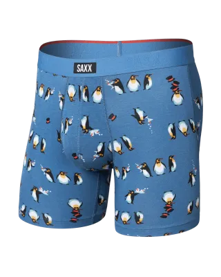 Saxx Vibe Xtra Soft Boxer - The Affair/Blue Horizon