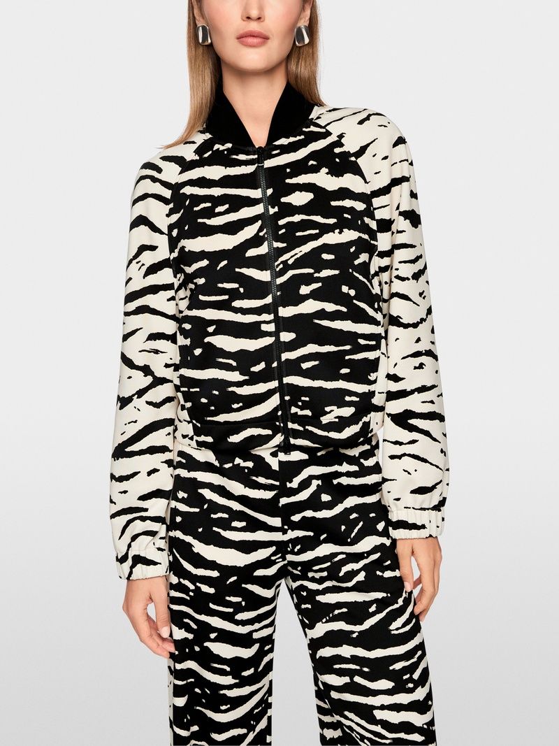 Marc Cain- Tigermania Black Jacket Marc Cain- Tigermania Black Jacket