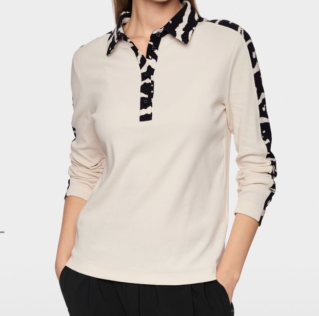 Marc Cain- Tigermania Polo Collared Shirt