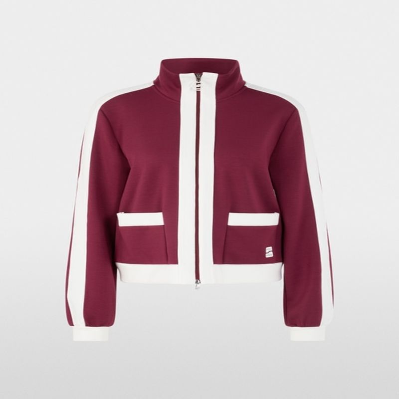 Marc Cain- Mon Cherry Zip Up Jacket