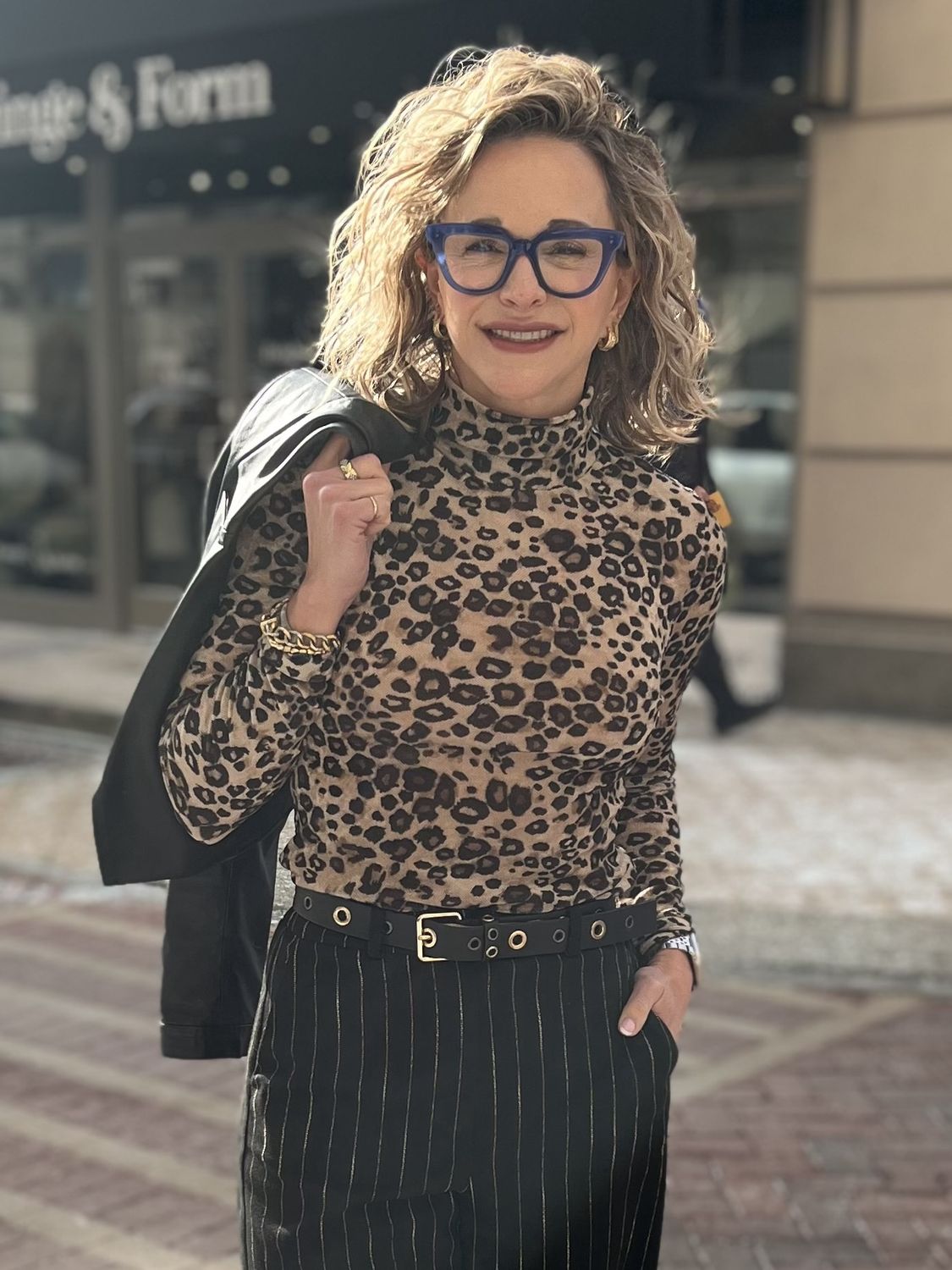 Marc Cain - Cheetah Print Long Sleeve Shirt