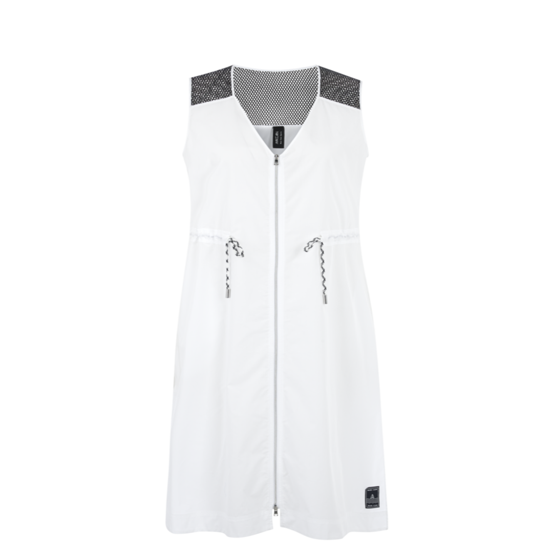 Marc Cain Salty Breeze Desert Fiesta Dress, Color: White, Size: 14