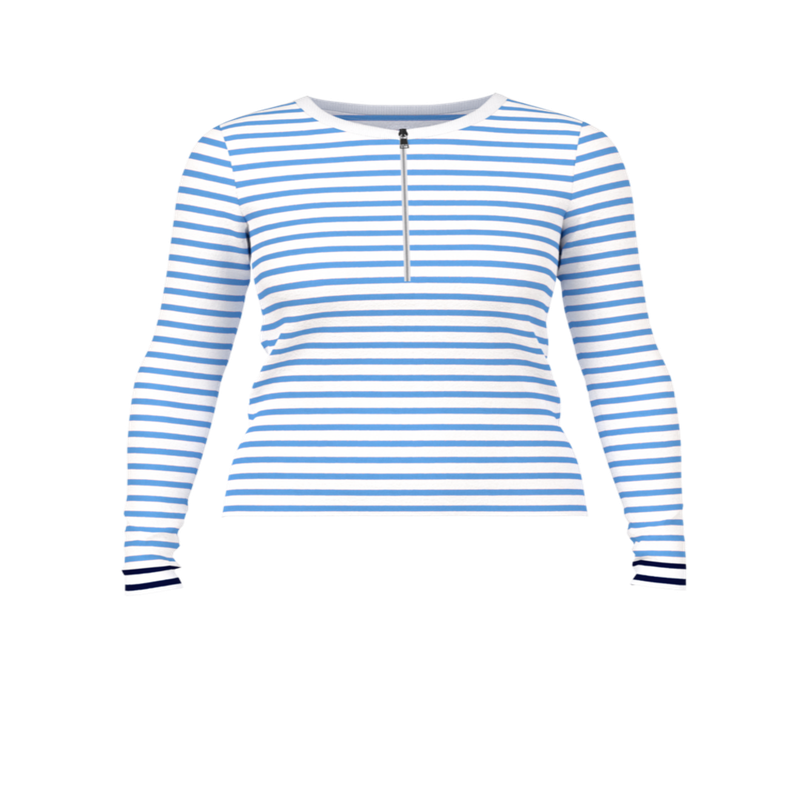 Marc Cain - Salty Breeze Striped Knit Top Marc Cain - Salty Breeze Striped Knit Top