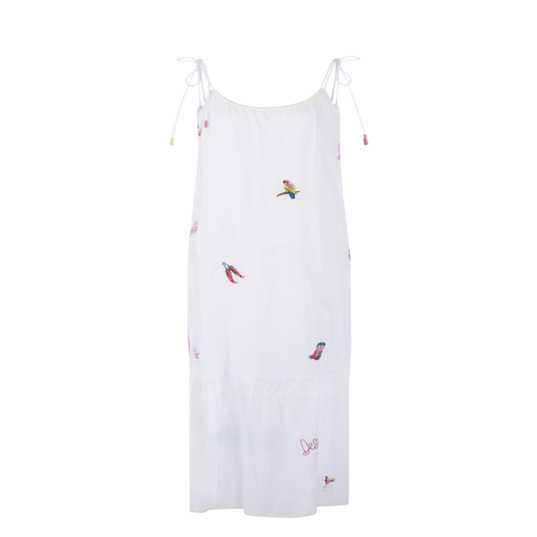 Marc Cain - Desert Fiesta Dress White