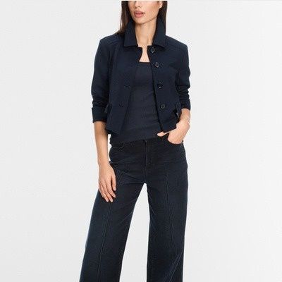 Marc Cain Short Jacket with Kent Collar