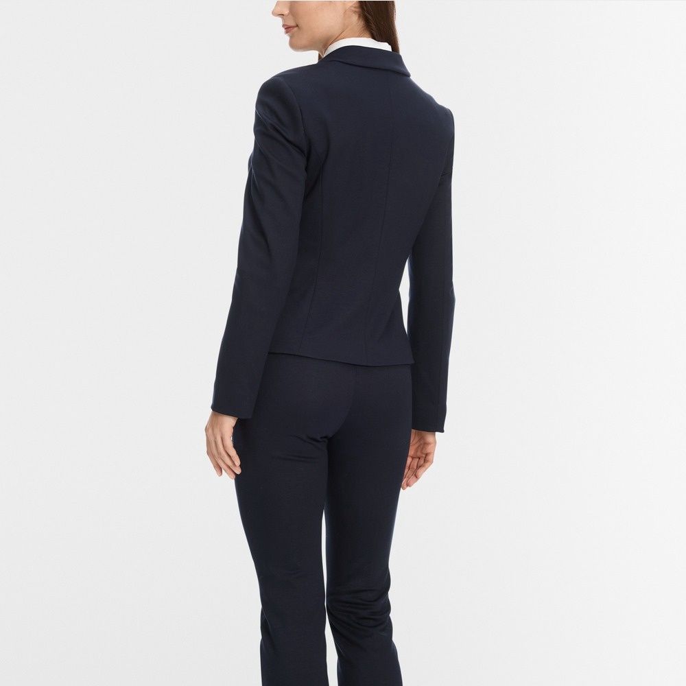 Marc Cain Light Blazer in Fine Jersey, Color: Blue, Size: 4
