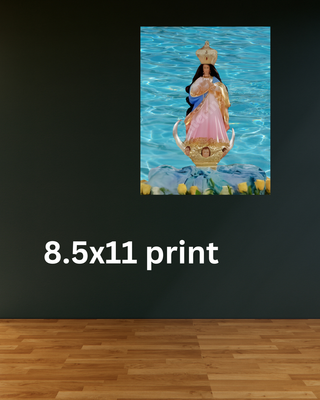Guam Santa Marian Kamalen Art Print | 8.5x11 Format Tribute