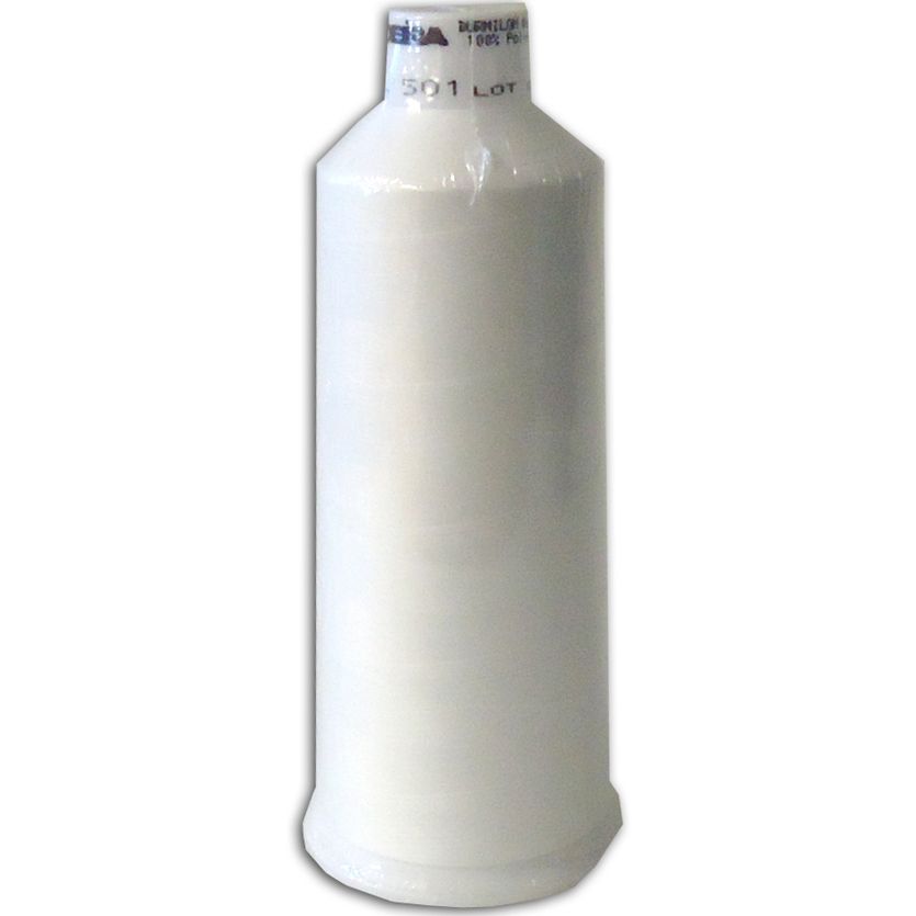 8,202 Yd Cone White Burmilon 60 wt Polyester - TSS