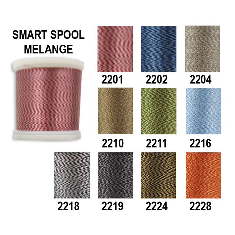 Machine Embroidery Thread - Rayon 220 Yd Spool Melange - TSS