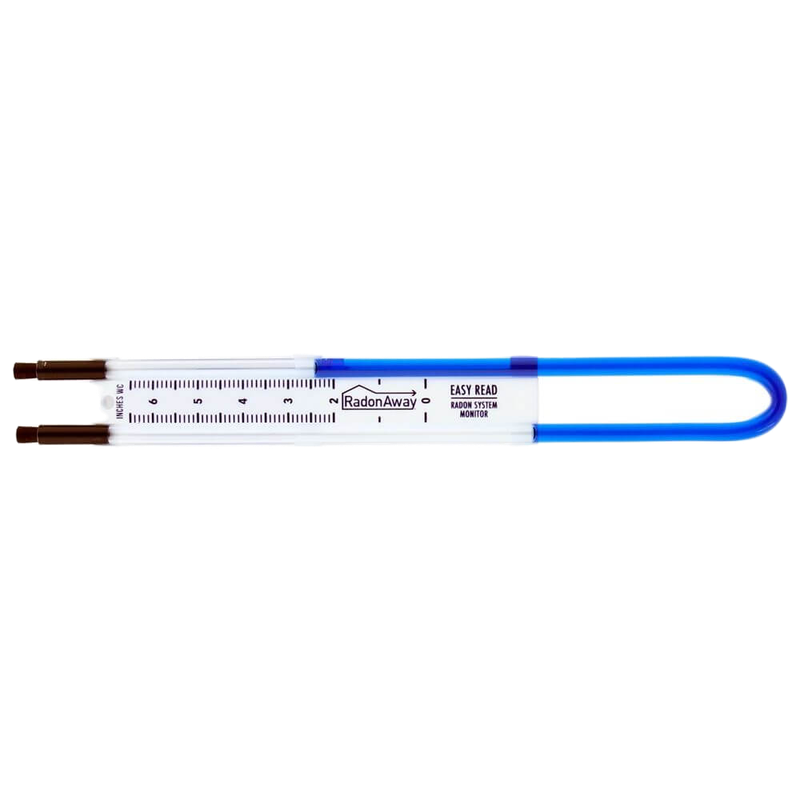 RadonAway® Easy Read Manometer 6.5&quot; (for GX5A)