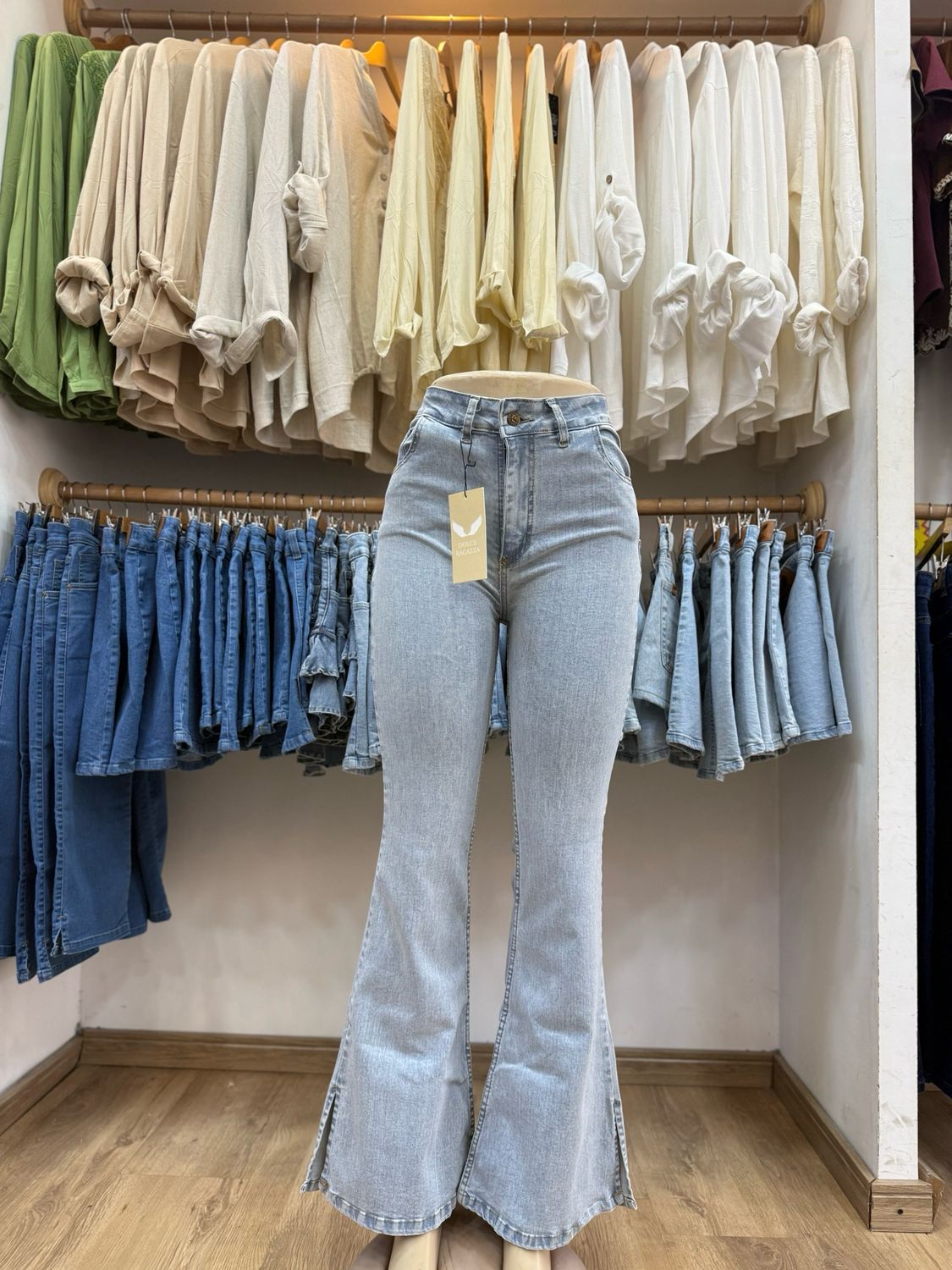 Jeans Oxford abierto