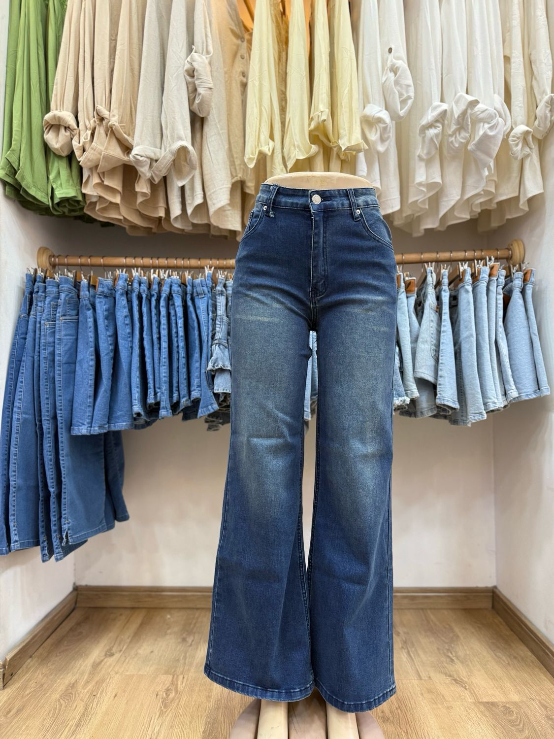 Jeans Wide Leg Oxido