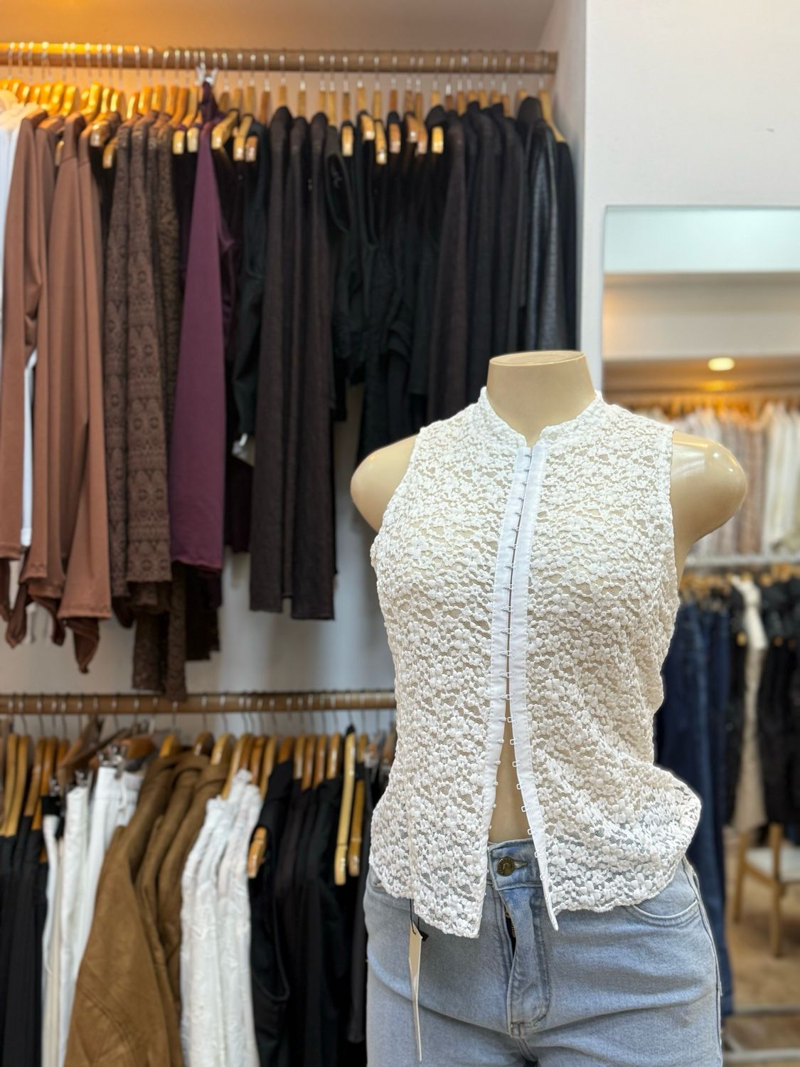 Blusa encaje