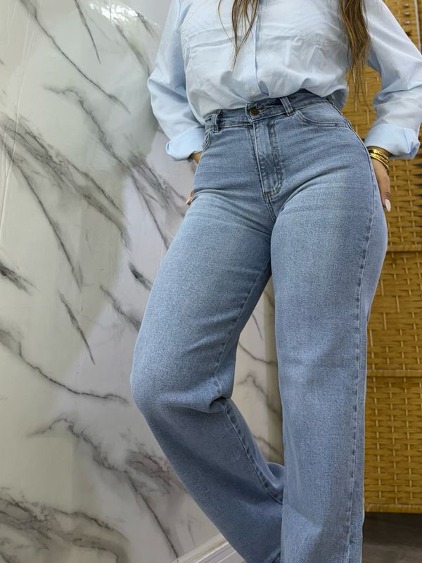 Denim straight