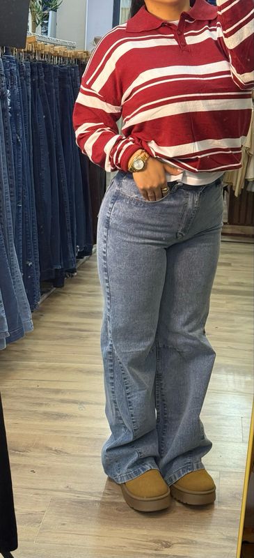 Wide Leg marfil