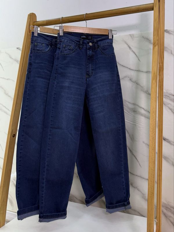 Denim Mom Blue