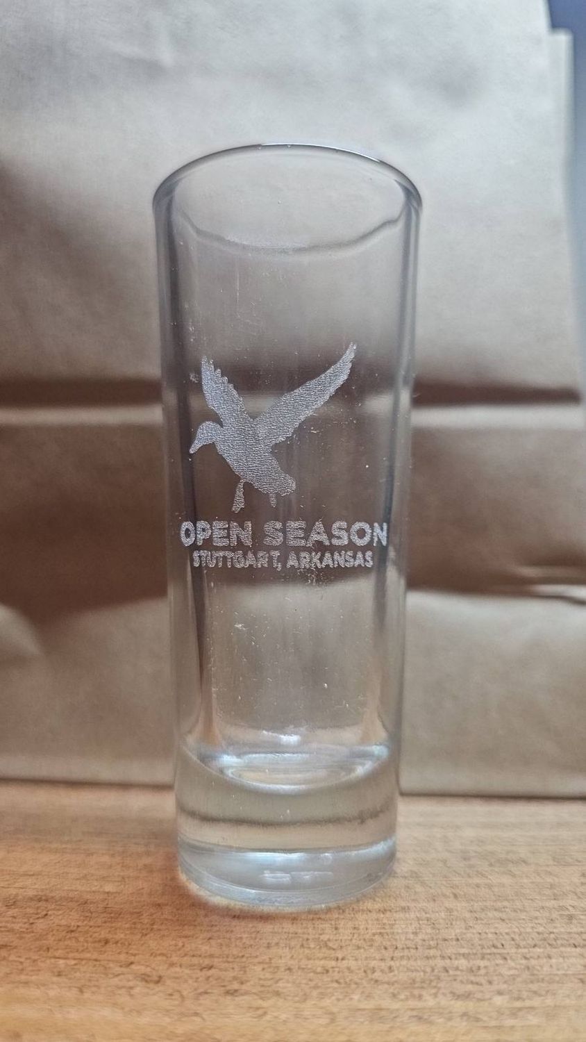 Etched Shot Glass
