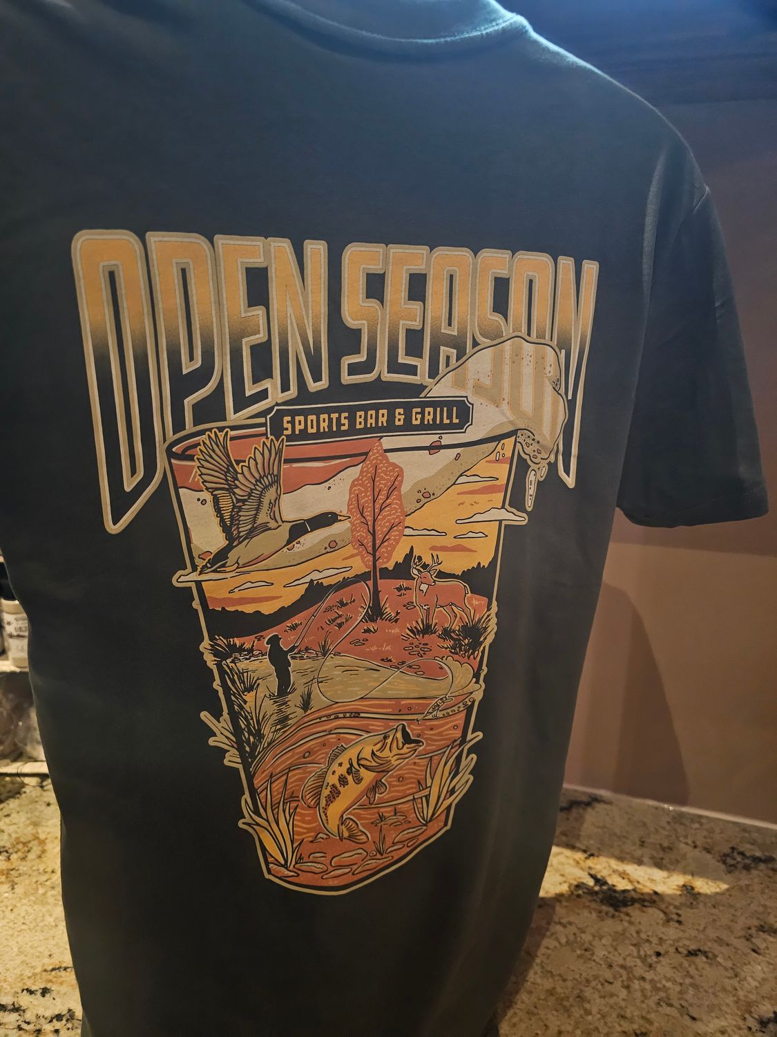 Open Season Beer Mug tee