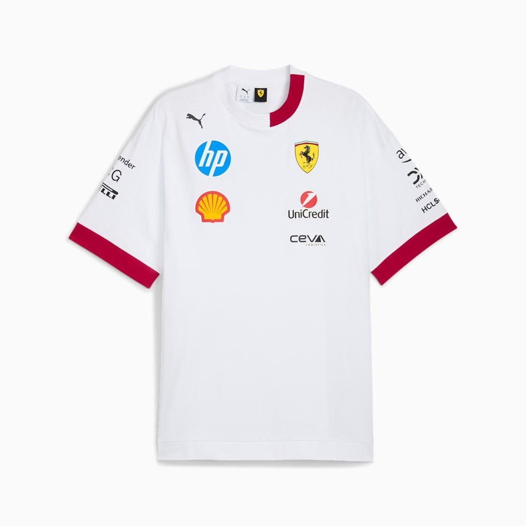 Scuderia Ferrari 2025 T-shirt OVERSIZED - White