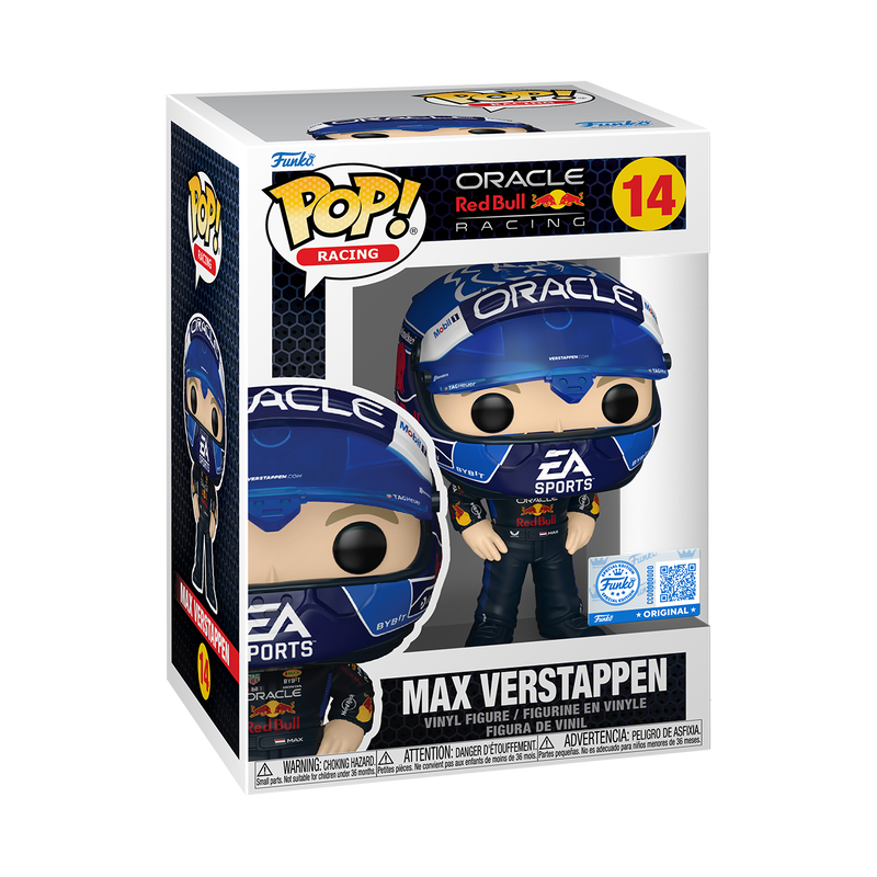 Funko Pop Max Verstappen con Casco USA