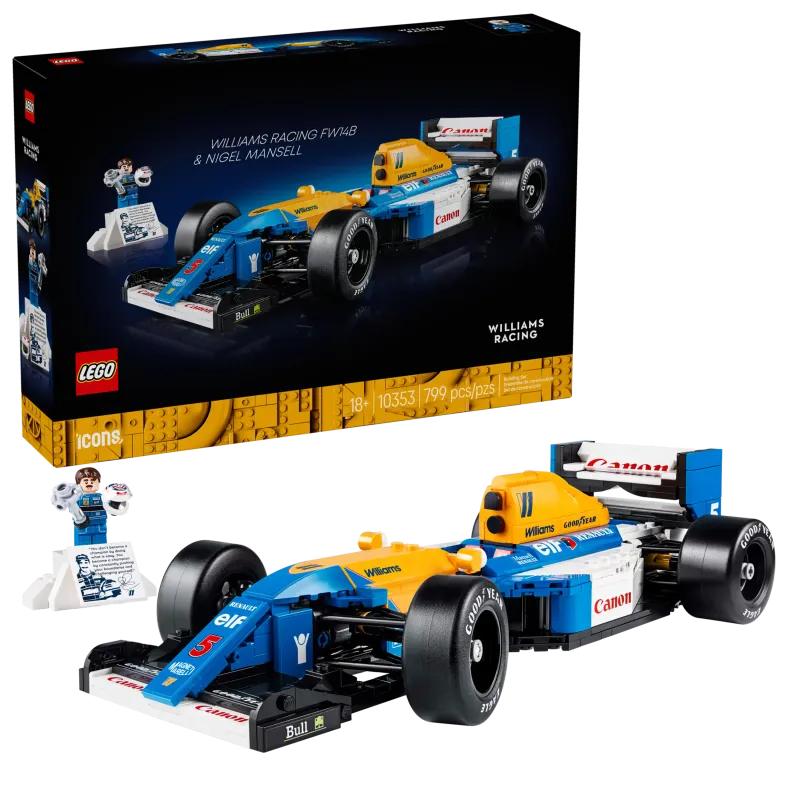 LEGO ICONS - Williams Racing FW14B &amp; Nigel Mansell
