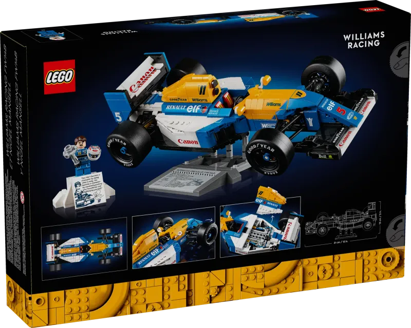 LEGO ICONS - Williams Racing FW14B &amp; Nigel Mansell
