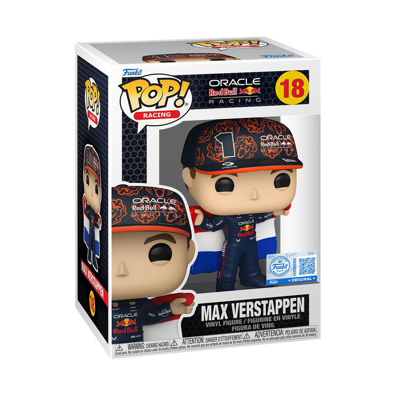 Funko Pop Max Verstappen Edición Especial Exclusiva