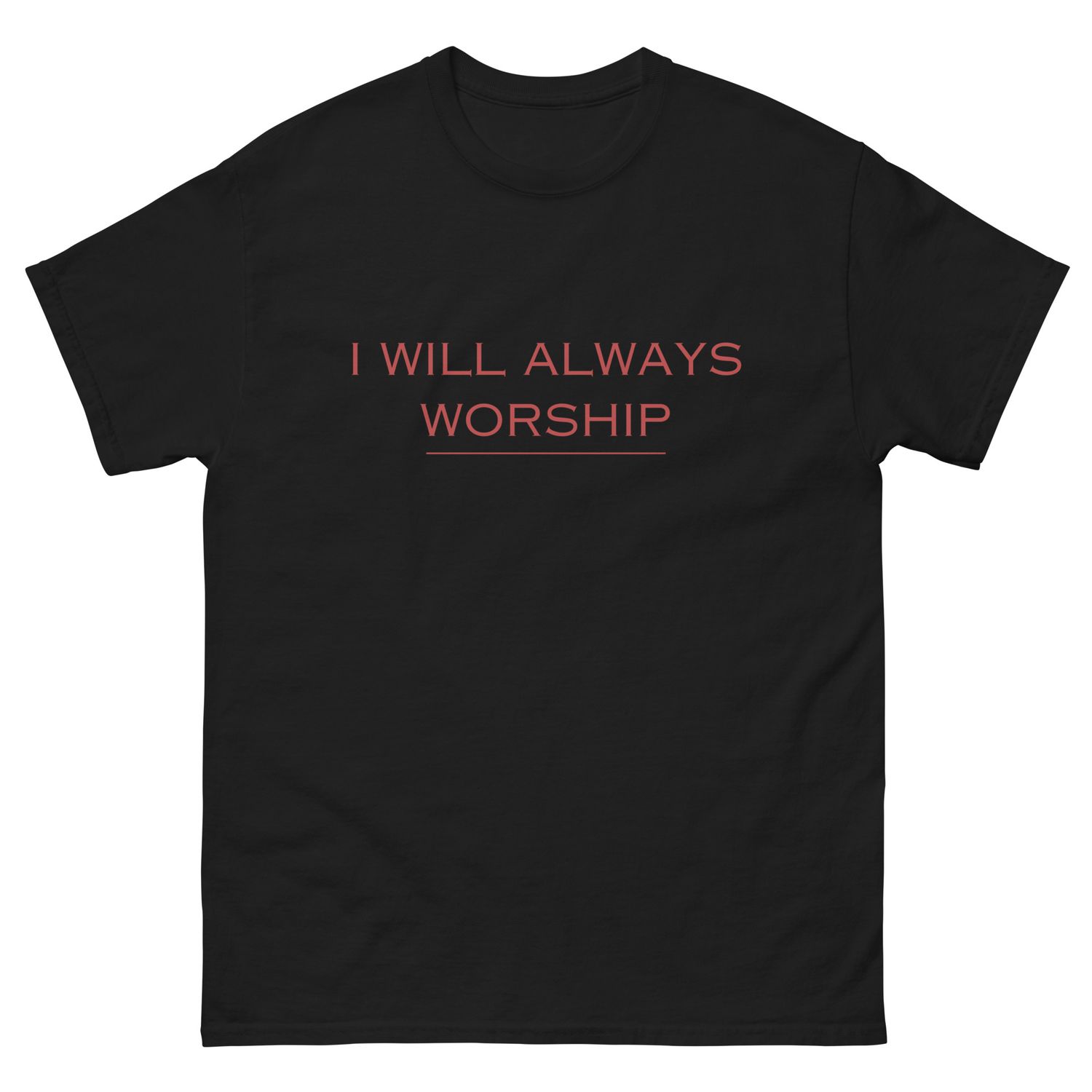 IWA Tee (Maroon text)