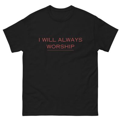 IWA Tee (Maroon text)