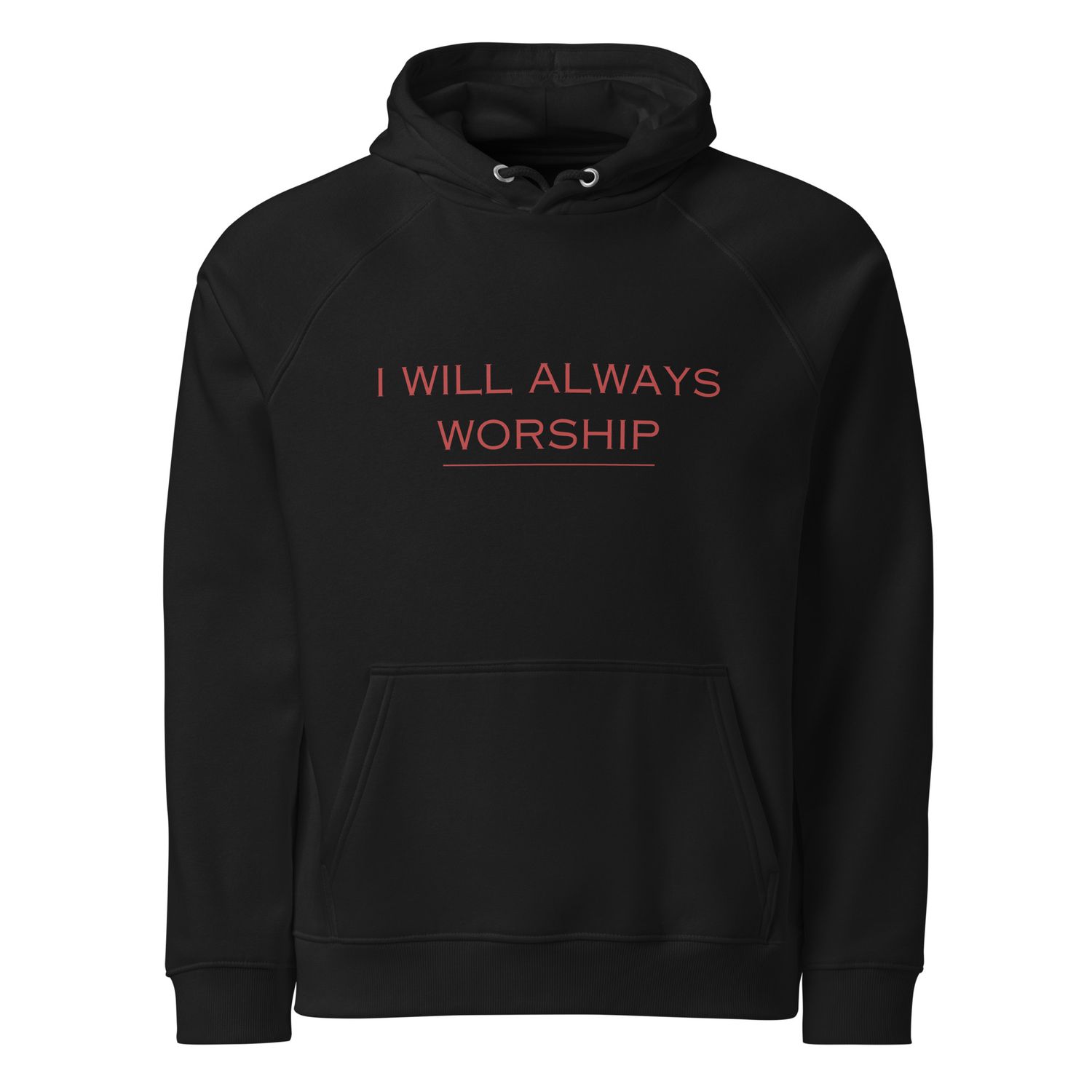 IWA Hoodie (Maroon text)