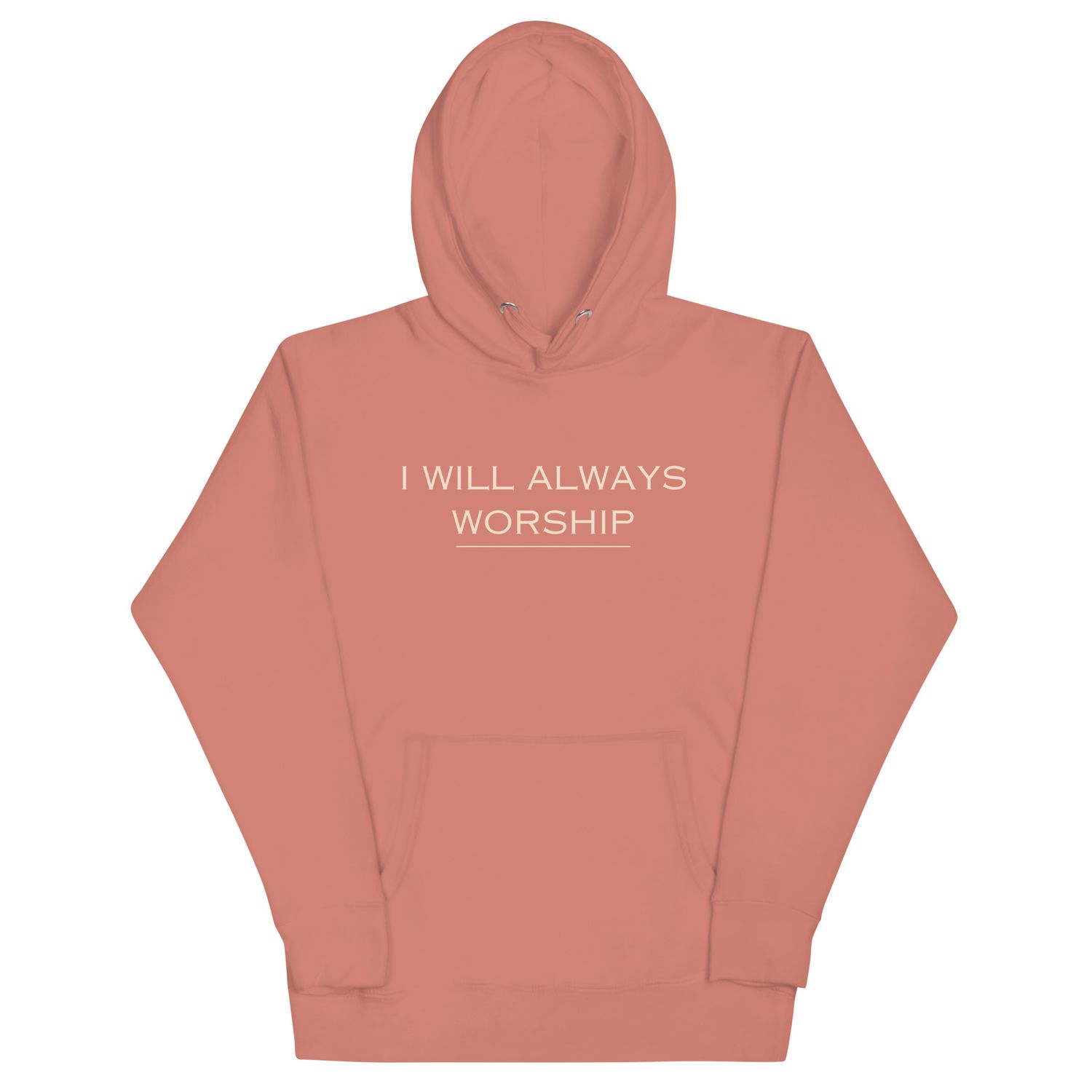 IWA Hoodie (Tan Text)