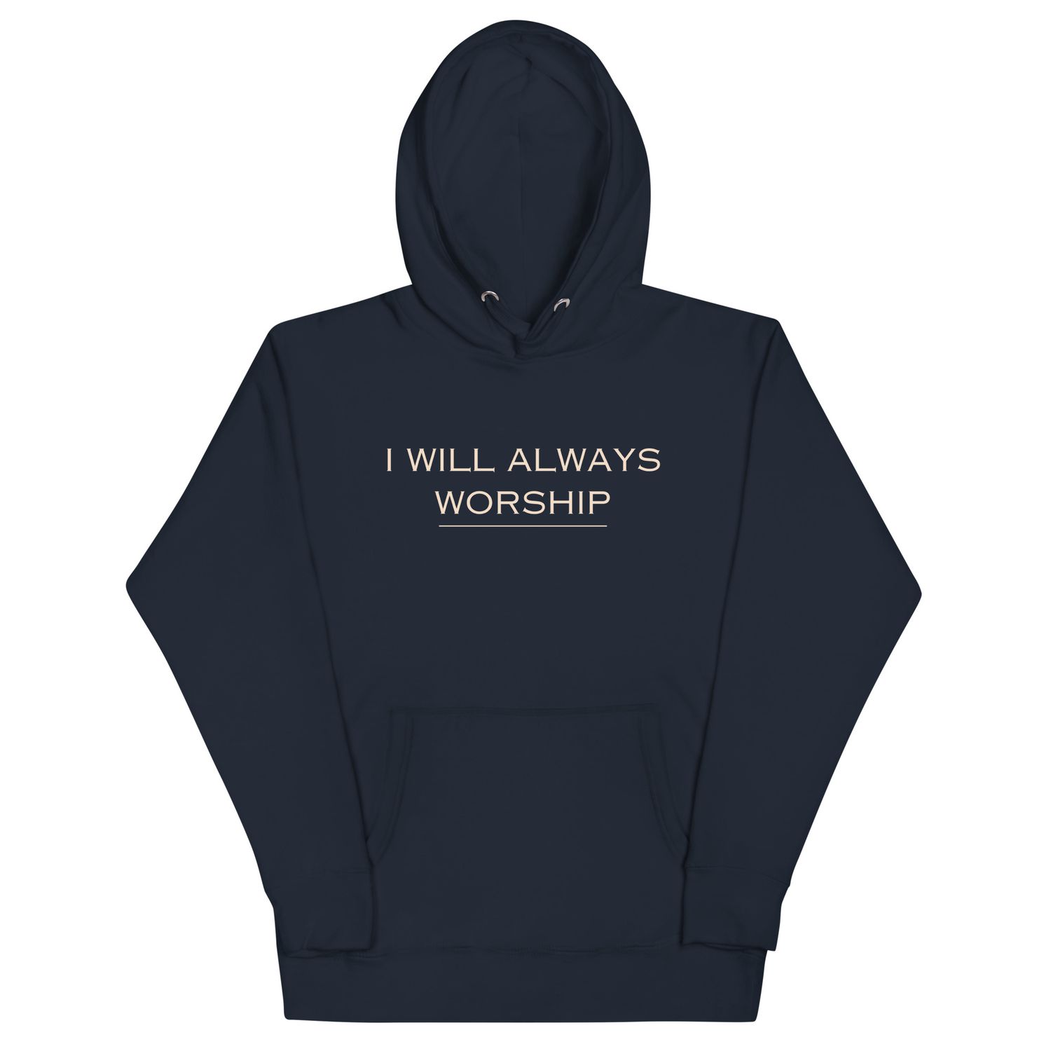 IWA Hoodie (Tan Text)