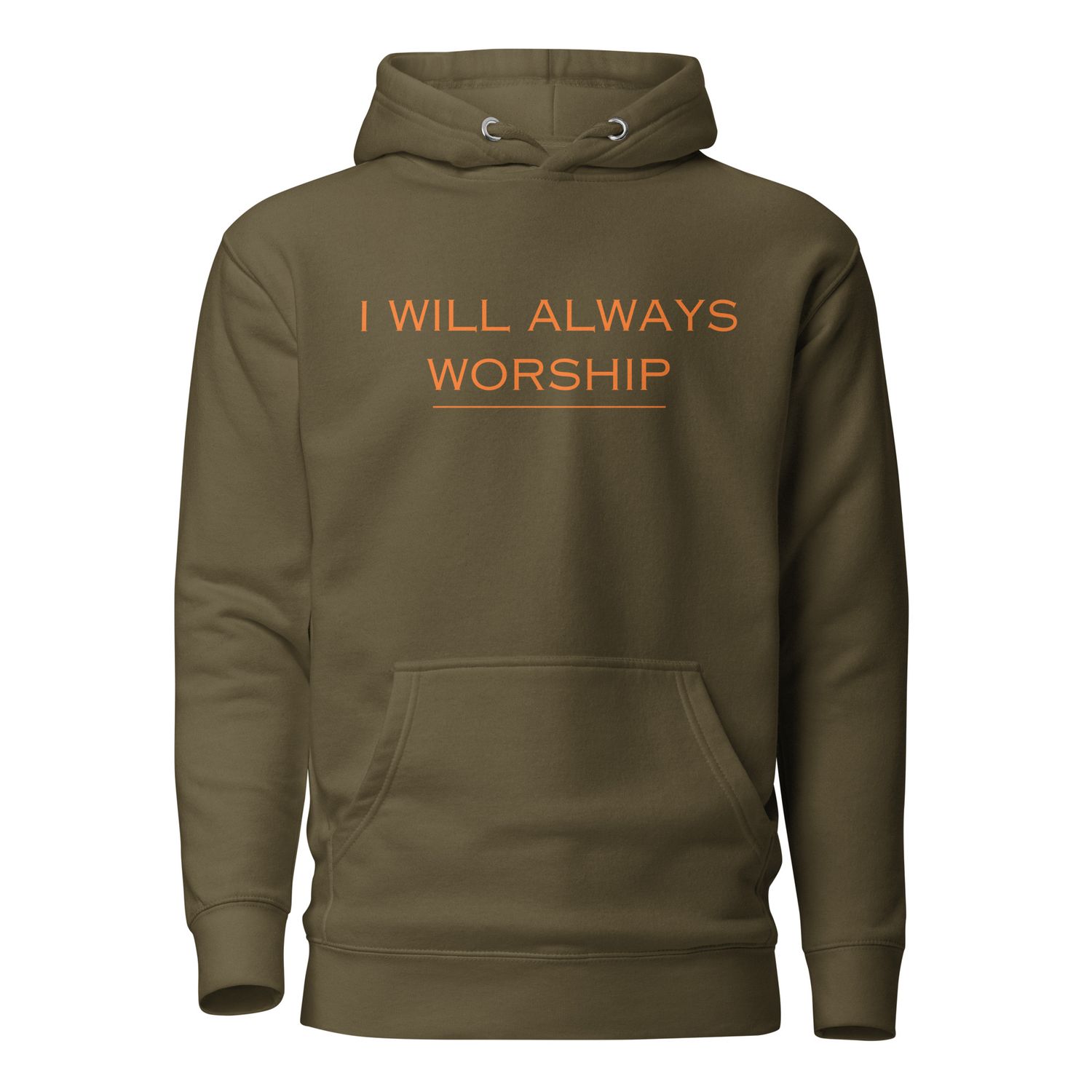 IWA Hoodie (Orange Text)