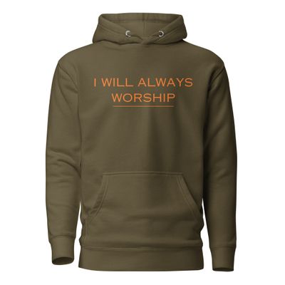 IWA Hoodie (Orange Text)