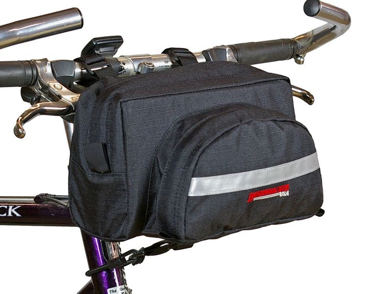 Bushwhacker Durango Bicycle Bike Handlebar Bag Secure Storage Weather-Resistant