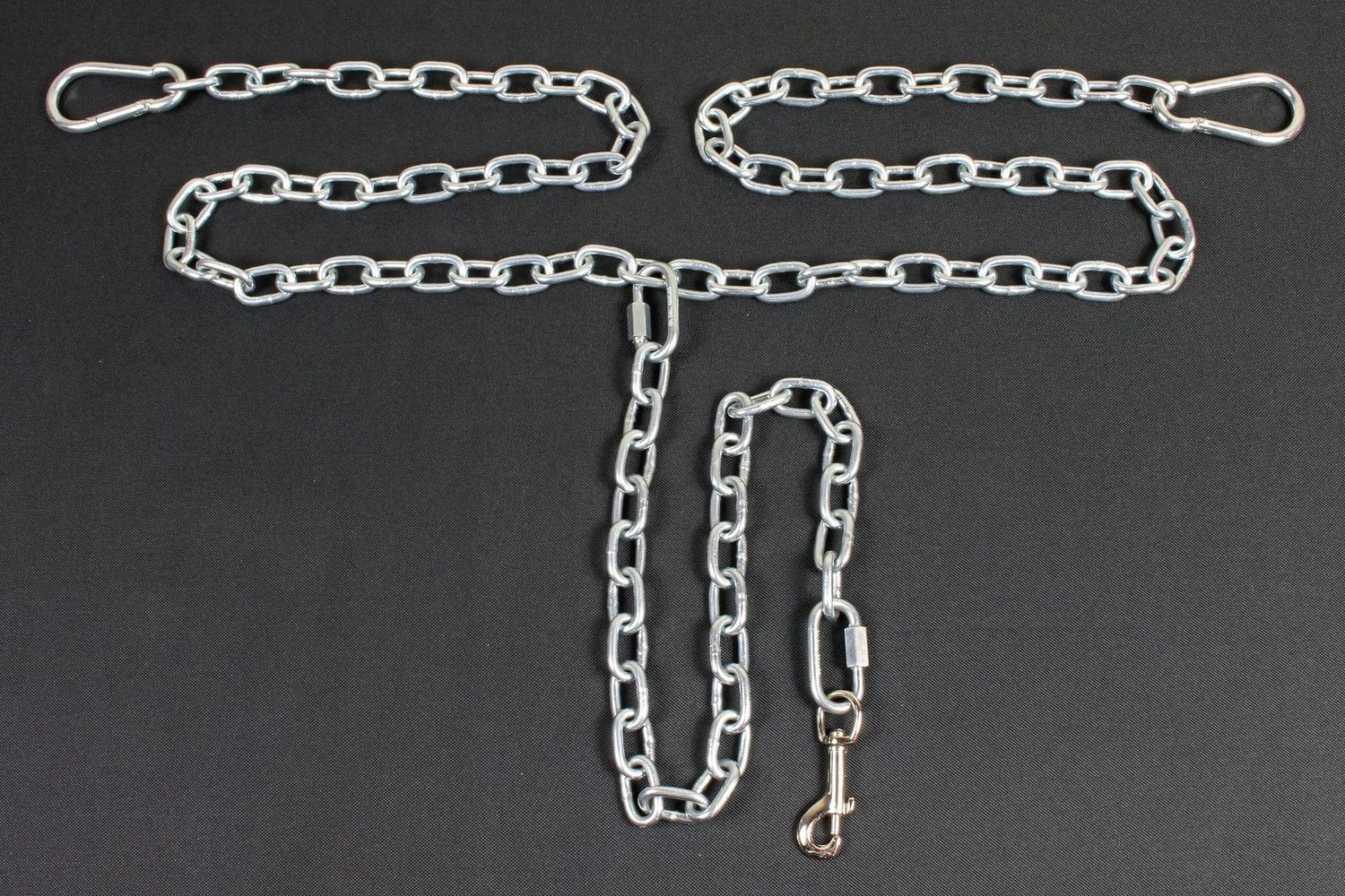 Bushwhacker - Chew Proof Truck Bed Dog Tether Chain SUV UTV Pet Leash Harness Vehicle Restraint Barrier Cable Tie Down Out Bushwhacker - Chew Proof Truck Bed Dog Tether Chain SUV UTV Pet Leash Harness Vehicle Restraint Barrier Cable Tie Down Out