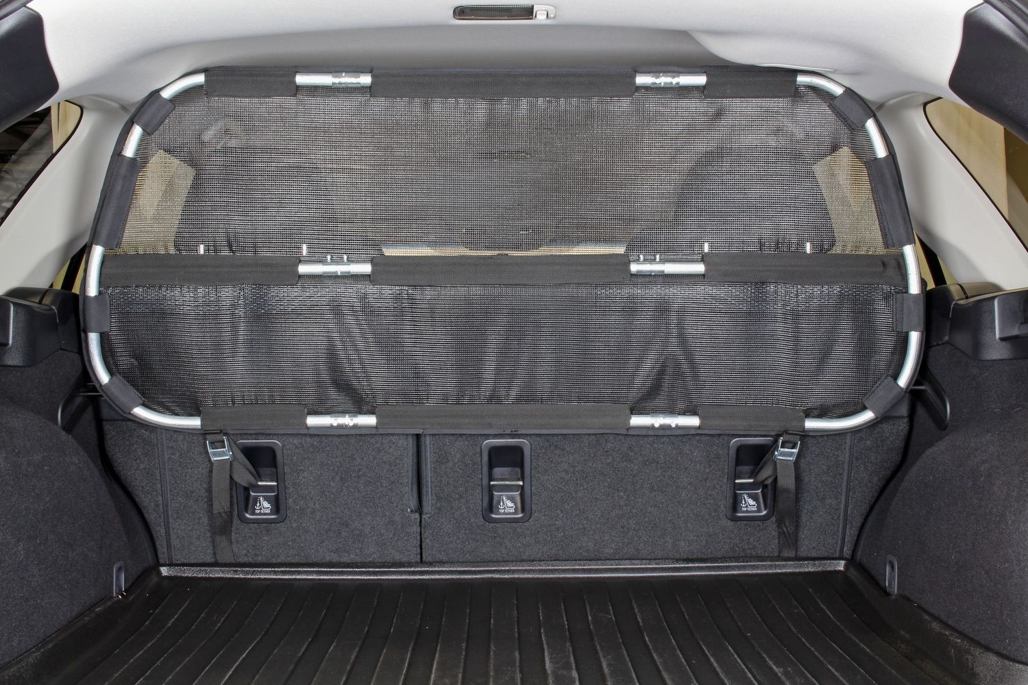 Bushwhacker 46β Cargo Dog Barrier for CUV & SUV β Pet Travel Divider Bushwhacker 46β Cargo Dog Barrier for CUV & SUV β Pet Travel Divider
