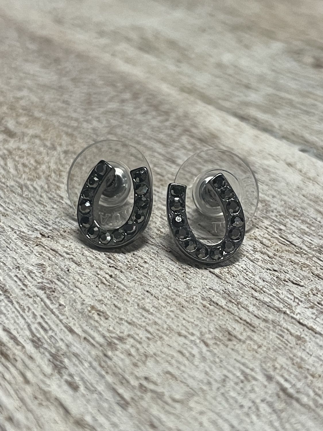 Paved Cry Horseshoe Earring