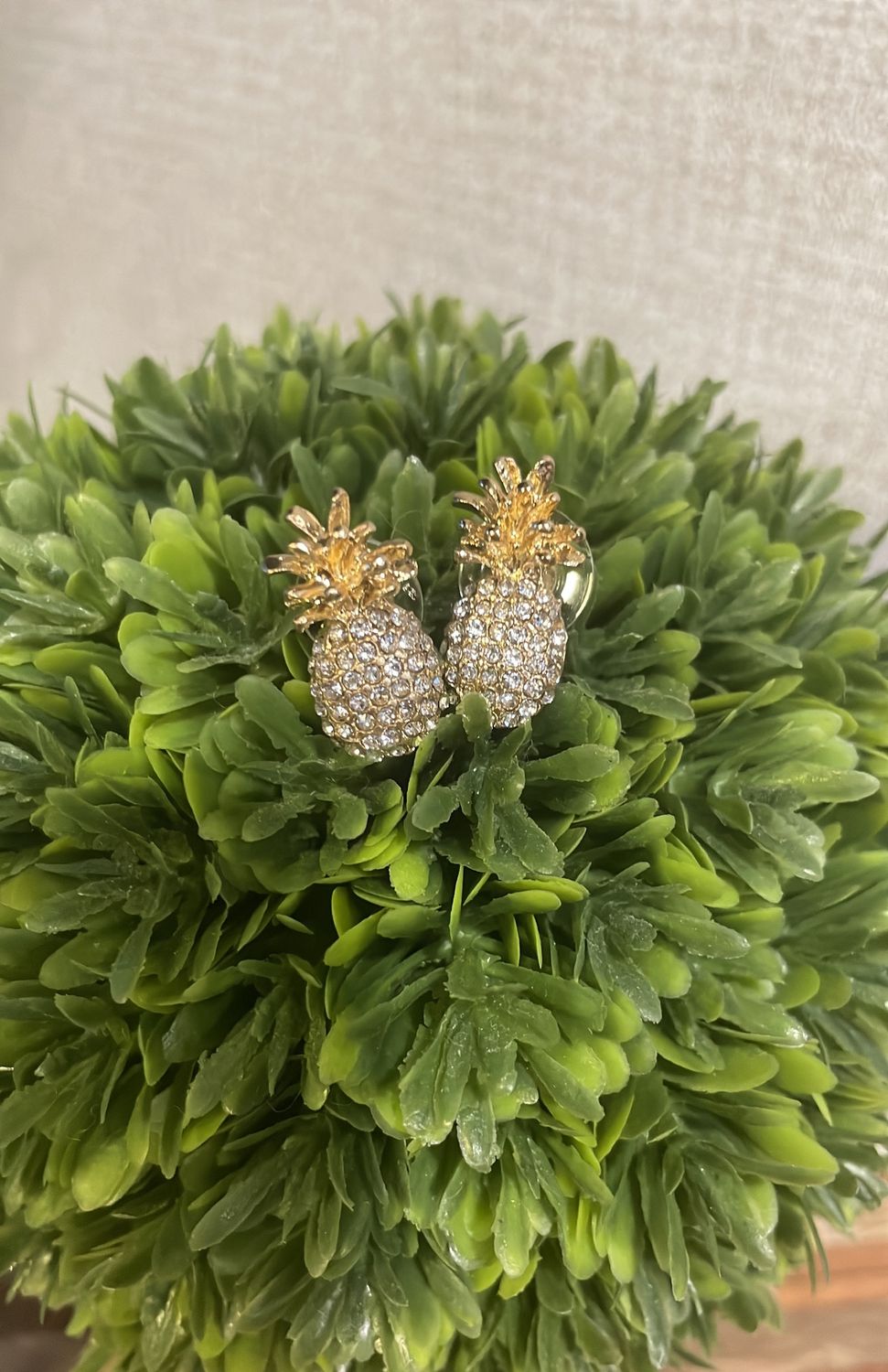 Crystal Pinapple Earrings