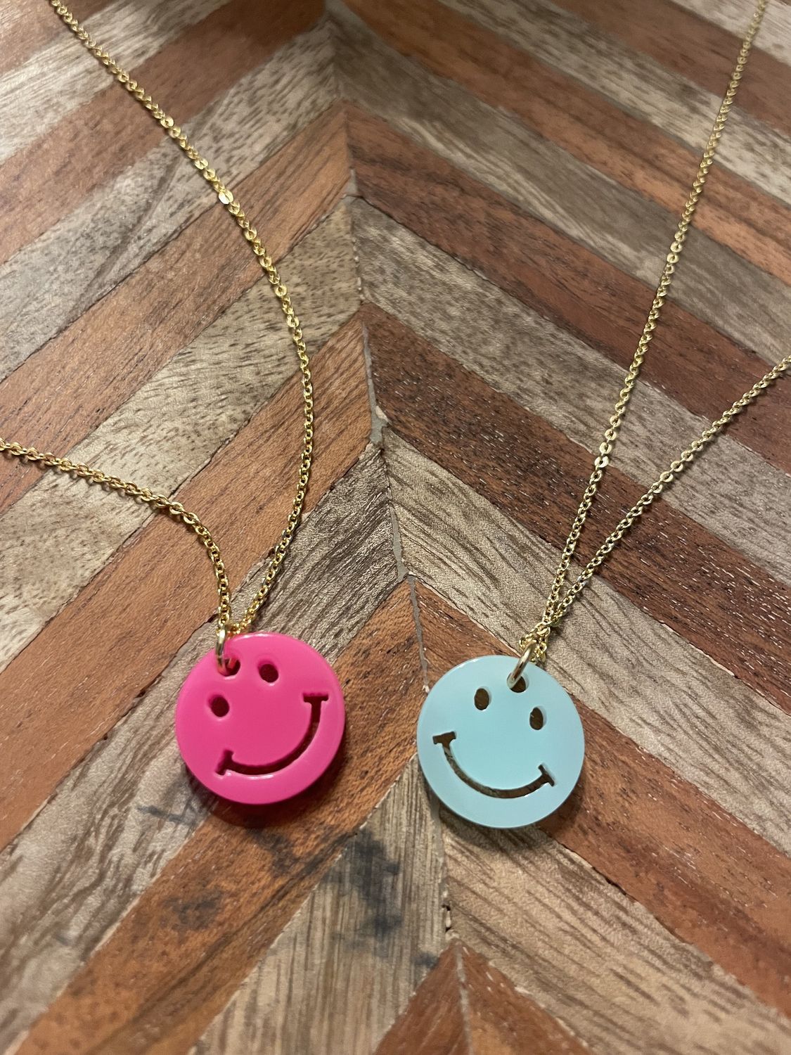 Smiley Face Pendant Necklace