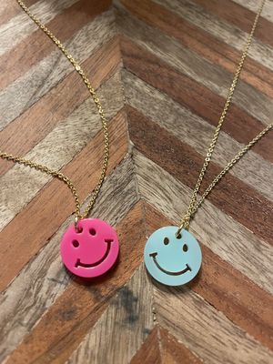 Smiley Face Pendant Necklace