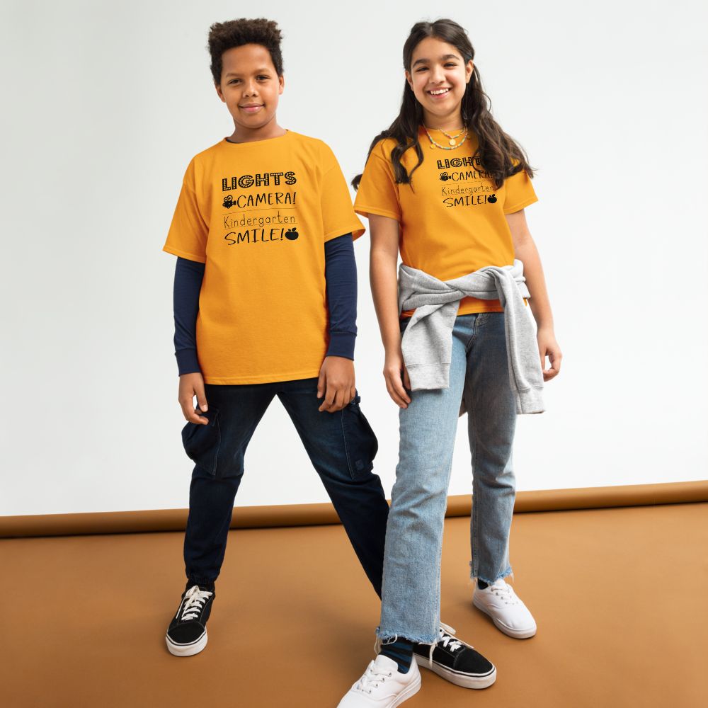 Stowers Kindergarten &quot;LIGHTS CAMERA! Kindergarten SMILE!&quot; Shirt