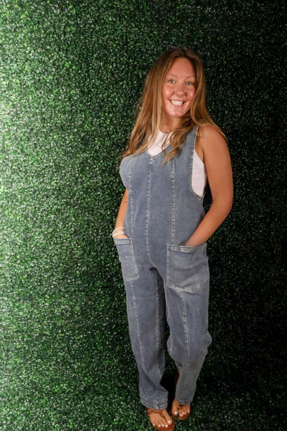 Denim Overalls