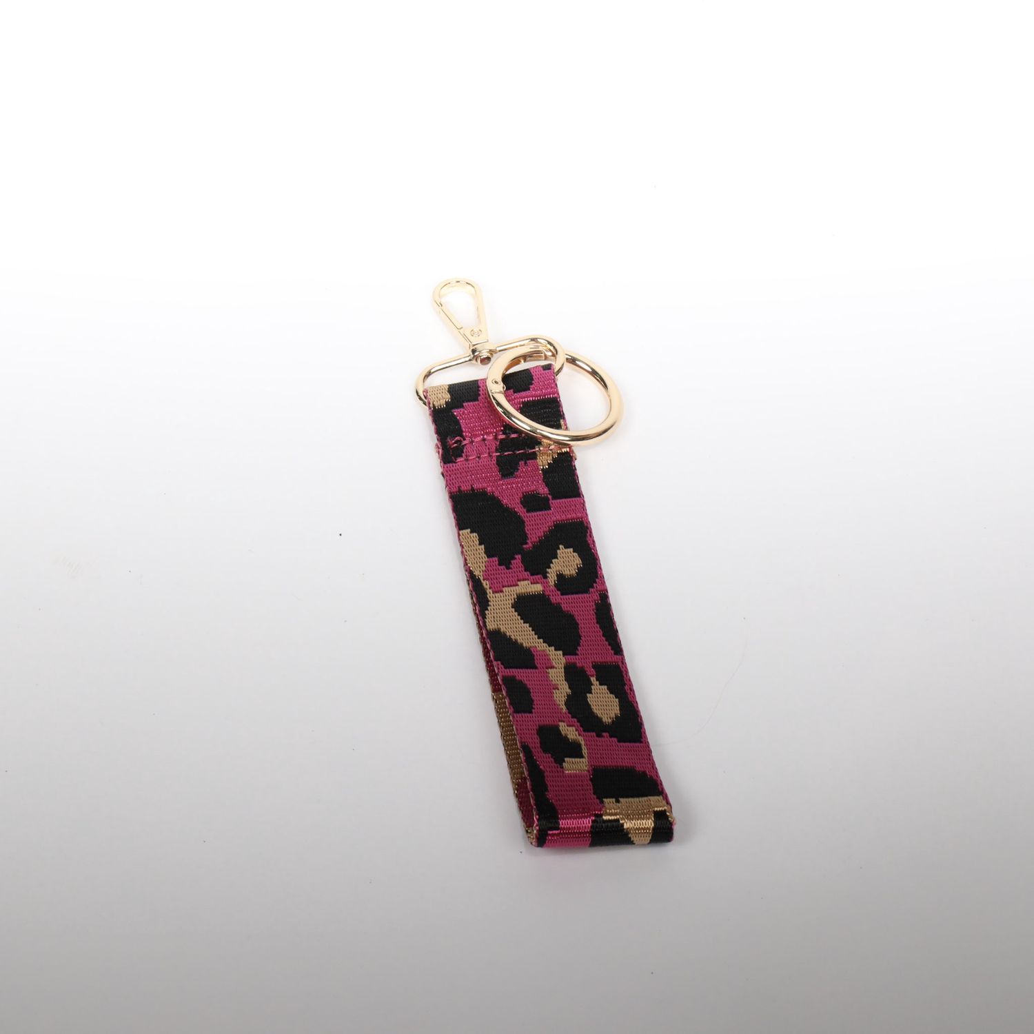 Animal Leopard Printed Wristband Keychain