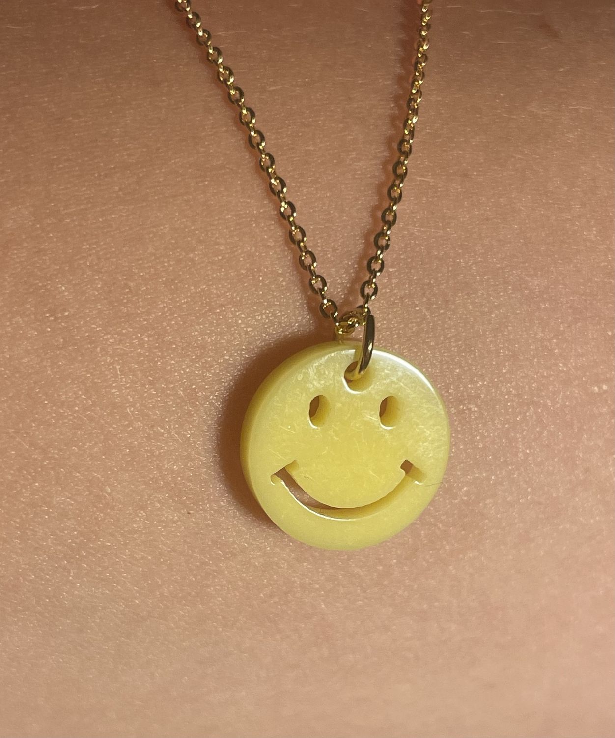 Smiley Face Pendant Necklace