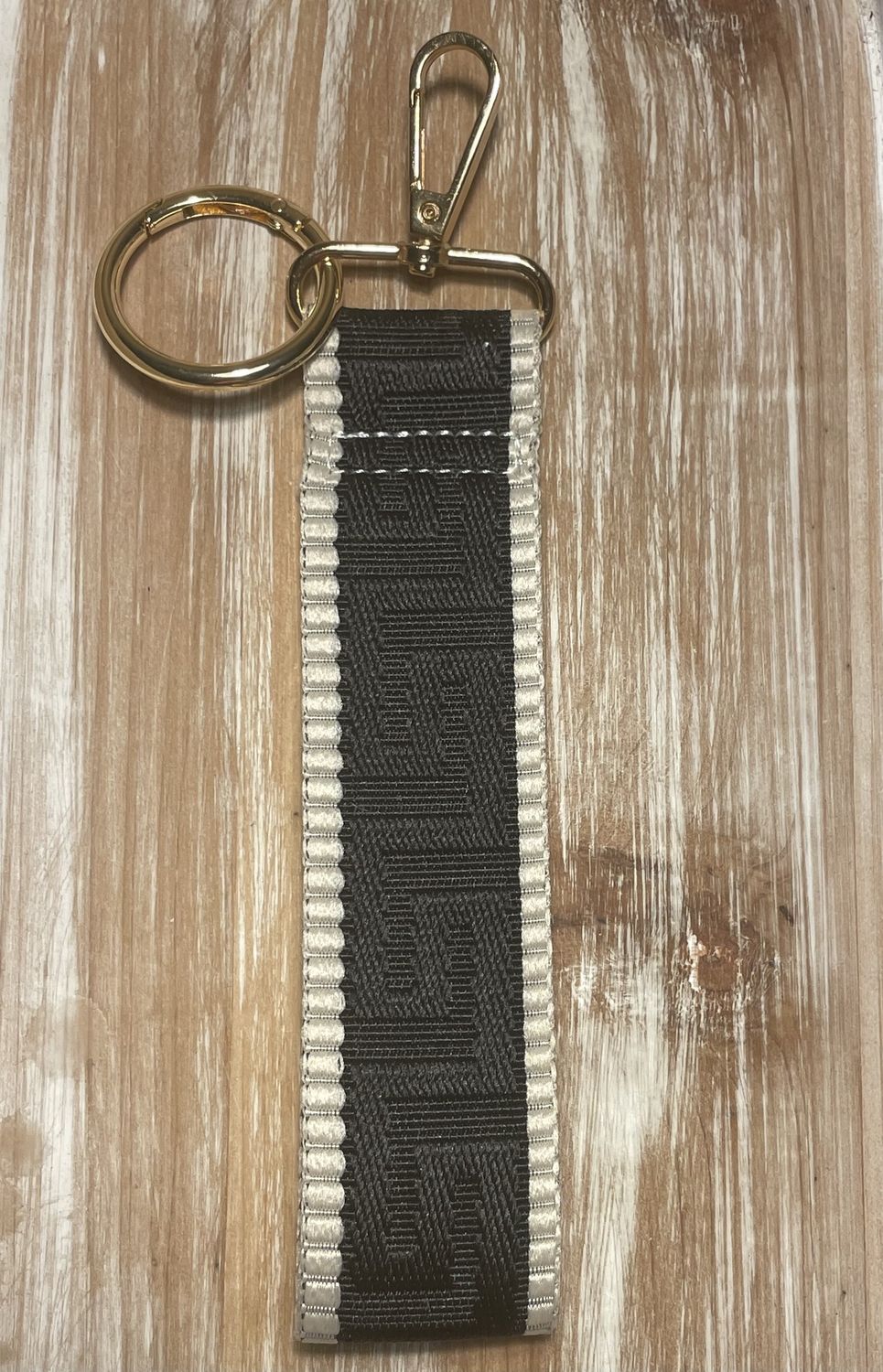 Geometric Wristband Keychain