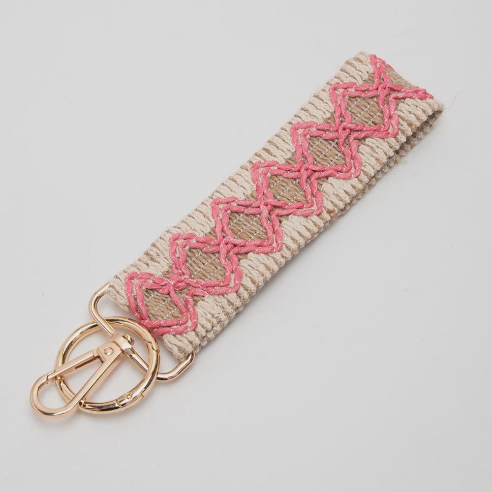 BoHo Woven Wristlet Keychain