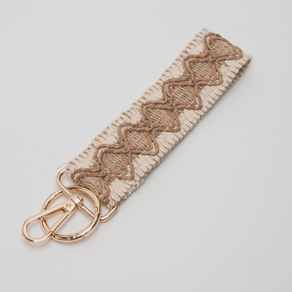 BoHo Woven Wristlet Keychain